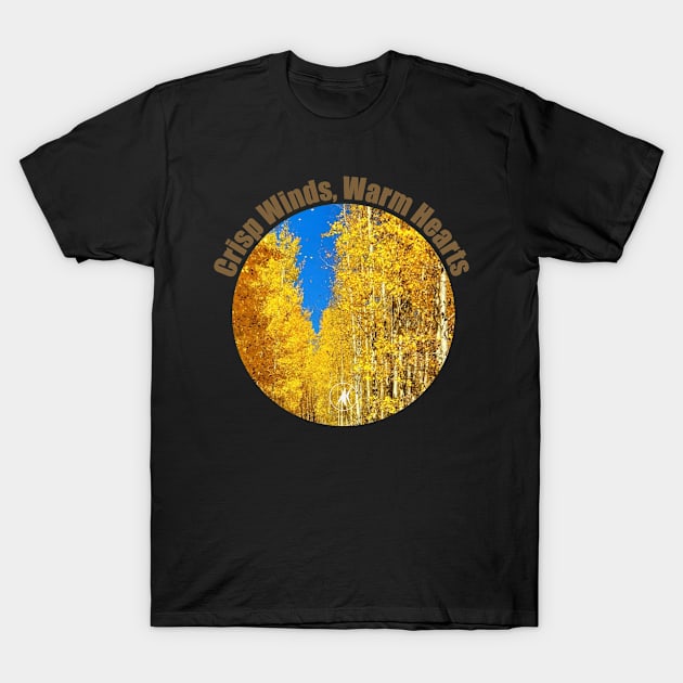 Crisp Winds, Warm harts T-Shirt by Art Wanderer